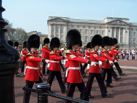 Zmiana warty, Buckingham Palace, Londyn